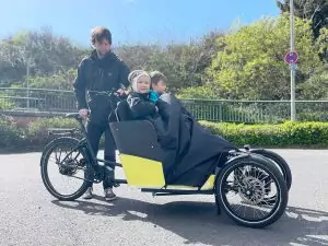 Wetterdecke für Passagiere