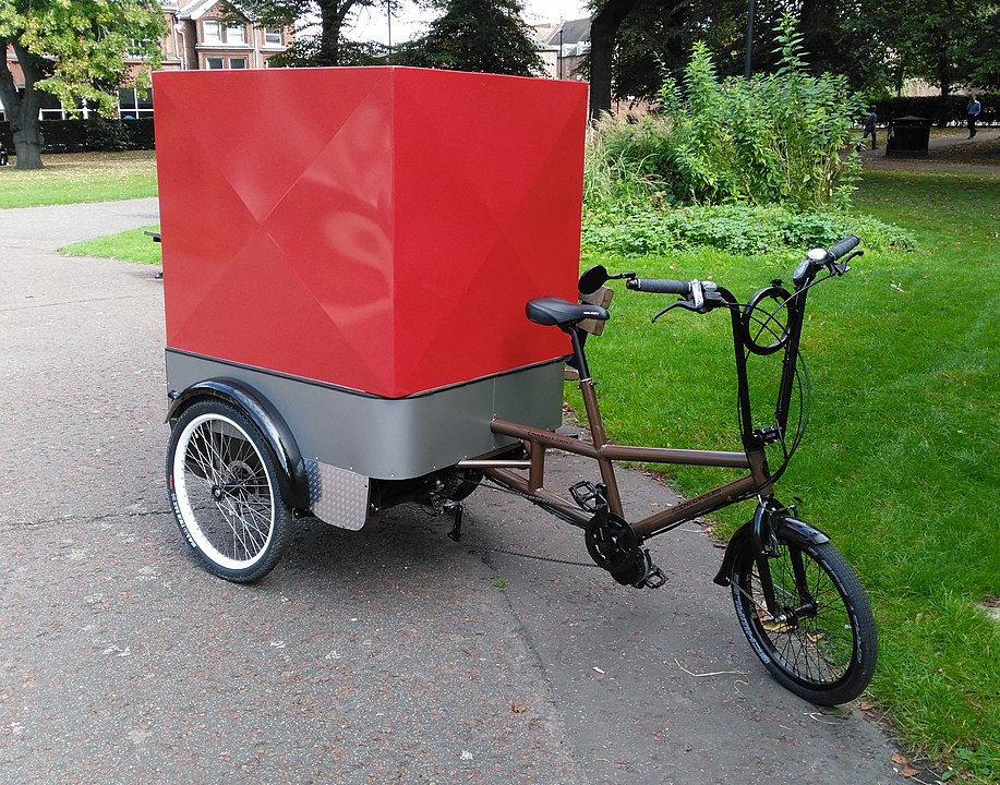 Lastenrad-Dreirad Ladefläche hinten