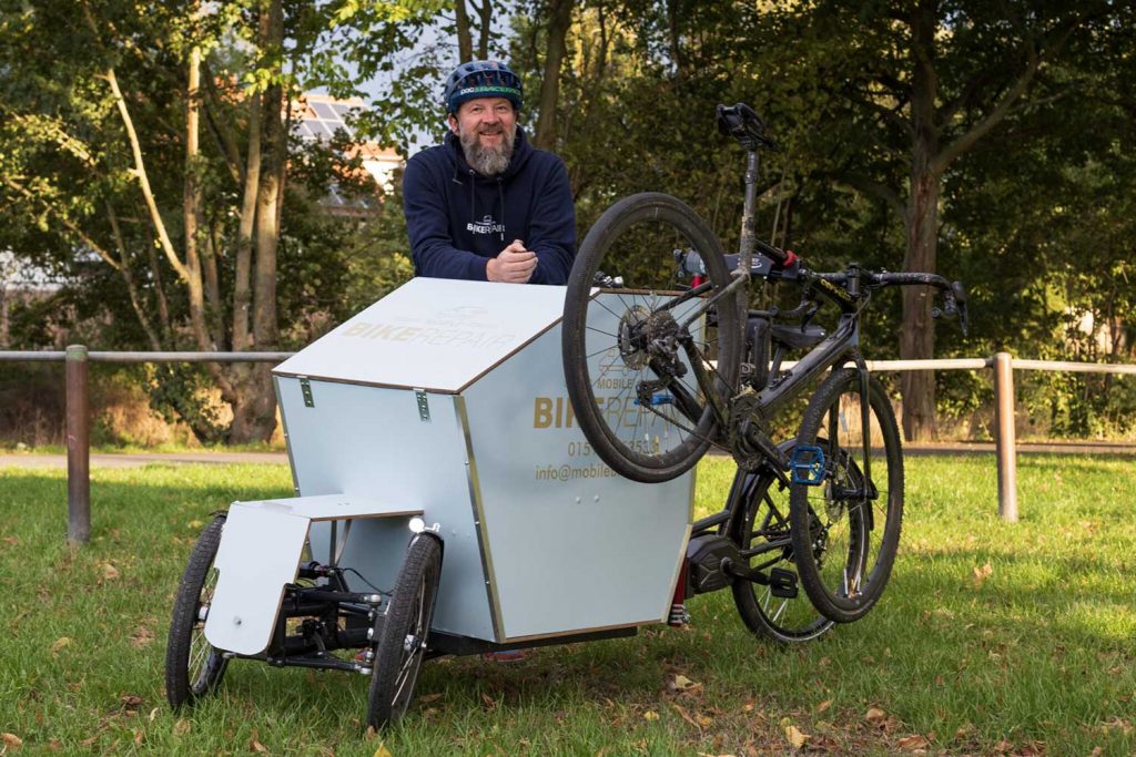 Lastenrad-Dreirad für Gewerbe | Mäx & Mäleon
